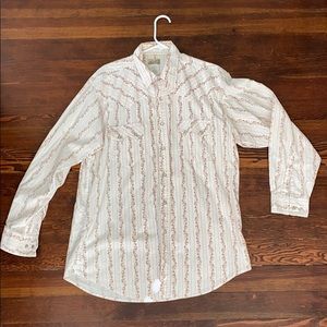 Vintage western pearl snap shirt